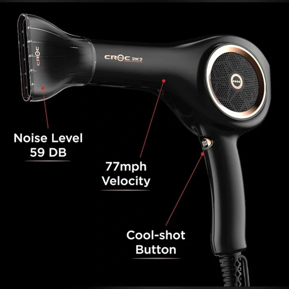 CROCS Other Croc Masters 2k2 Digital Infrared Blow Dryer Black